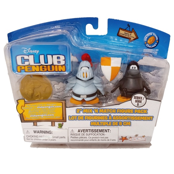 RARE DISNEY CLUB PENGUIN Lot ALL NEW IN BOXES- Snow Trekker Spaceship & 6 Mix Ma - Picture 5 of 10